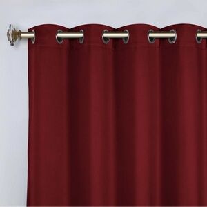 Elegant Sangria color grommet style 52x63 2 panels  Curtains